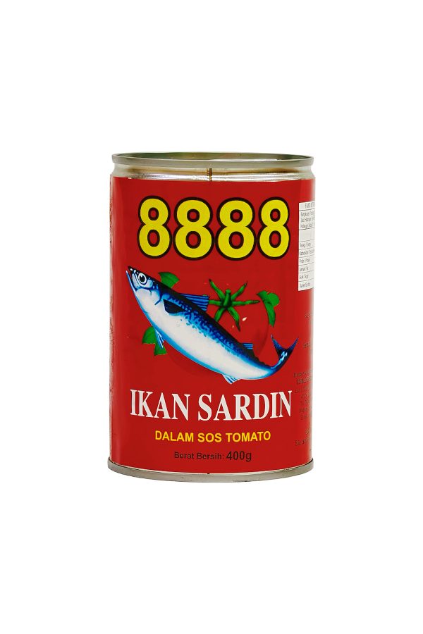 8888 SARDINE IN TOMATO SAUCE (24 X 400GM)